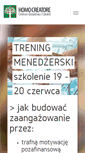 Mobile Screenshot of homocreatore.pl